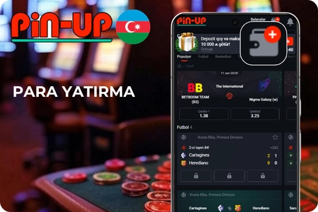 Para yatırma Pin Up